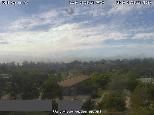 UCSB Campus — West live webcam