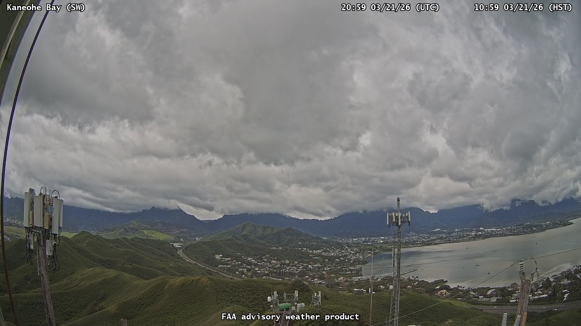 Kaneohe Bay — SouthWest live webcam