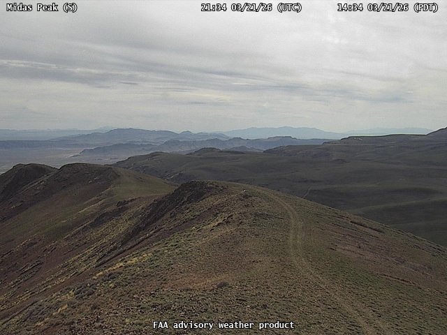 Midas Peak — South live webcam