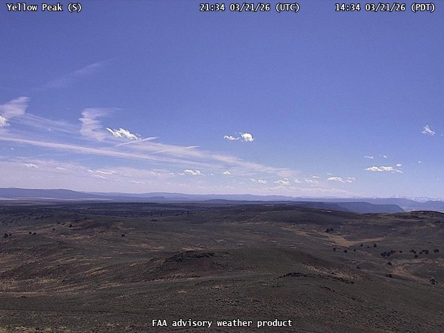 Yellow Peak — South live webcam