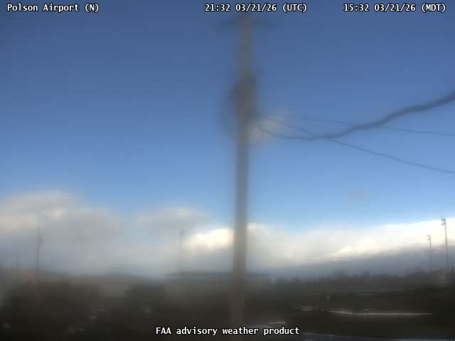 Polson Airport — North live webcam