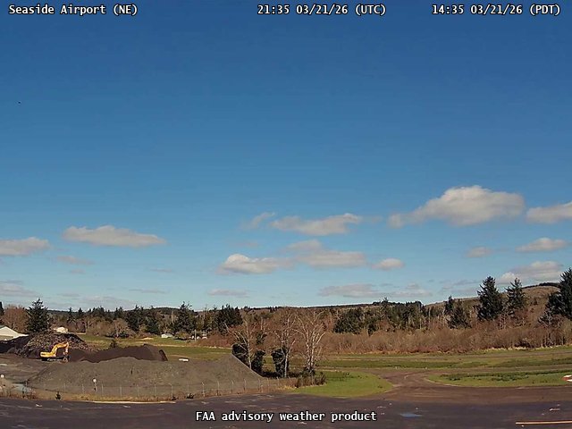 Seaside Airport — NorthEast live webcam