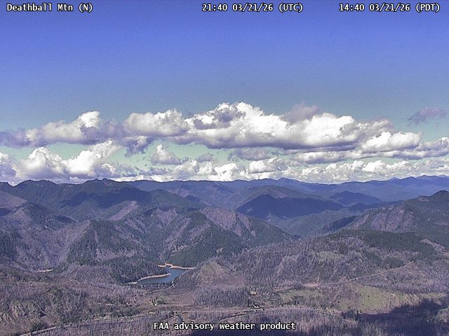 Deathball Mtn — North live webcam