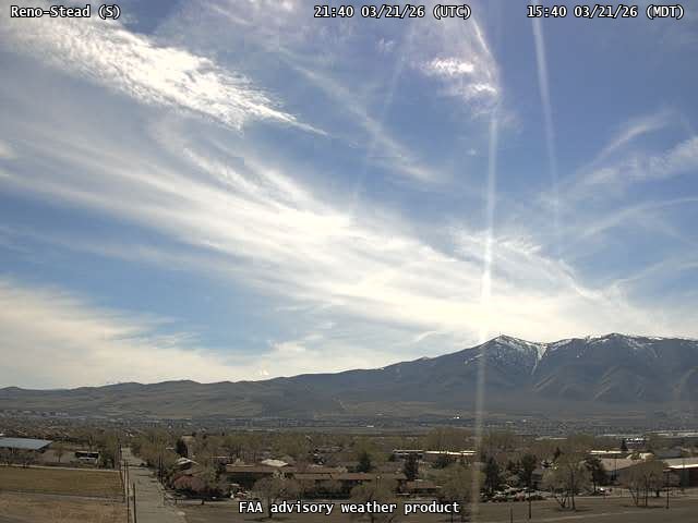 Reno-Stead — South live webcam