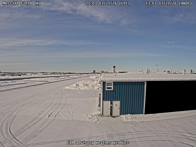 Merrill Field — West live webcam