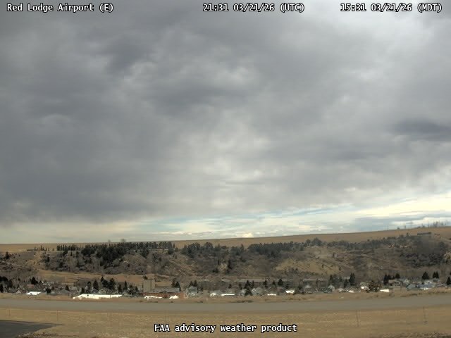 Red Lodge Airport — East live webcam