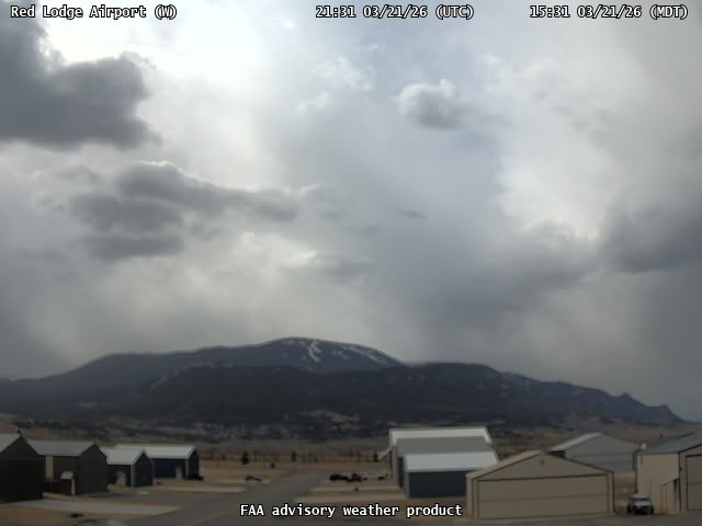 Red Lodge Airport — West live webcam