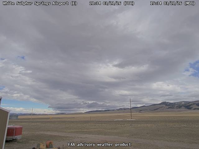 White Sulphur Springs Airport — East live webcam