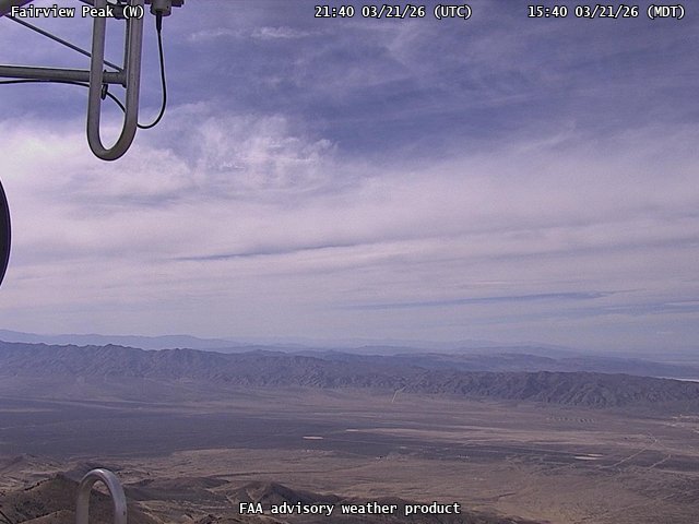 Fairview Peak — West live webcam
