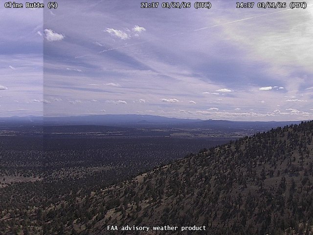 Cline Butte — South live webcam