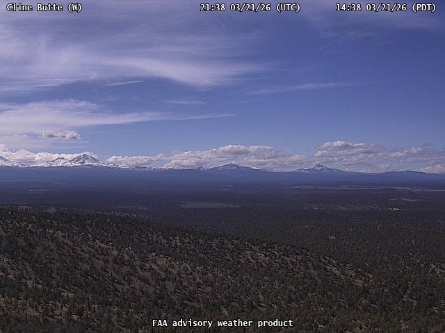Cline Butte — West live webcam