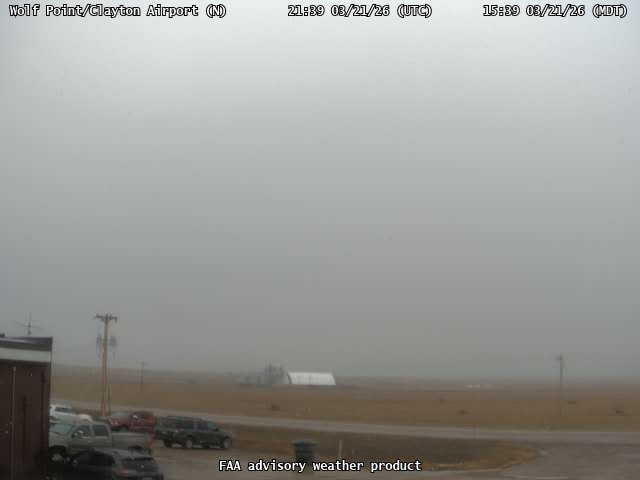 Wolf Point/Clayton Airport — North live webcam