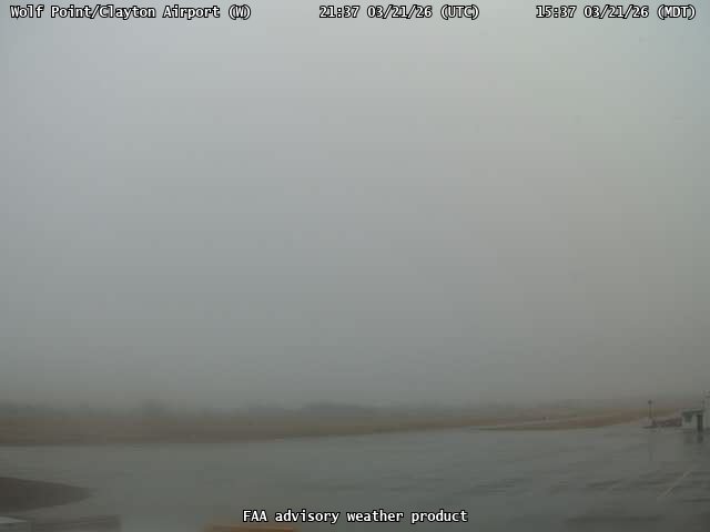 Wolf Point/Clayton Airport — West live webcam