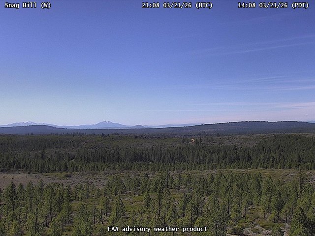 Snag Hill — West live webcam