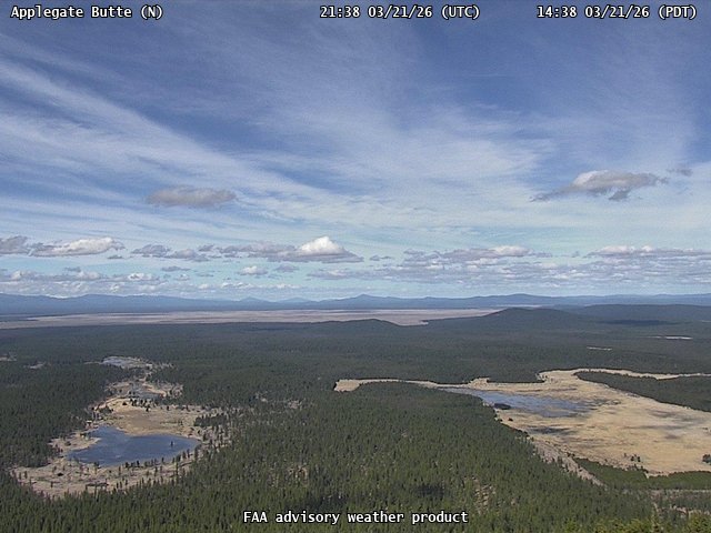 Applegate Butte — North live webcam