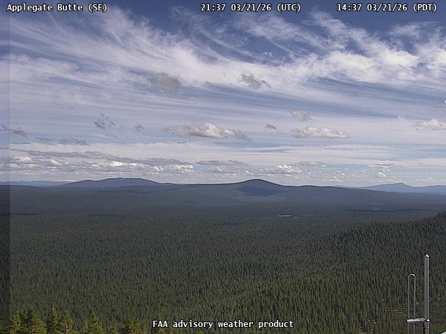 Applegate Butte — SouthEast live webcam