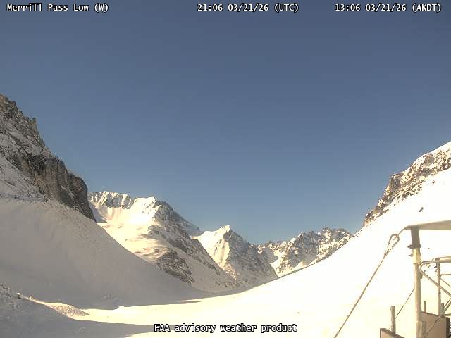 Merrill Pass Low — West live webcam