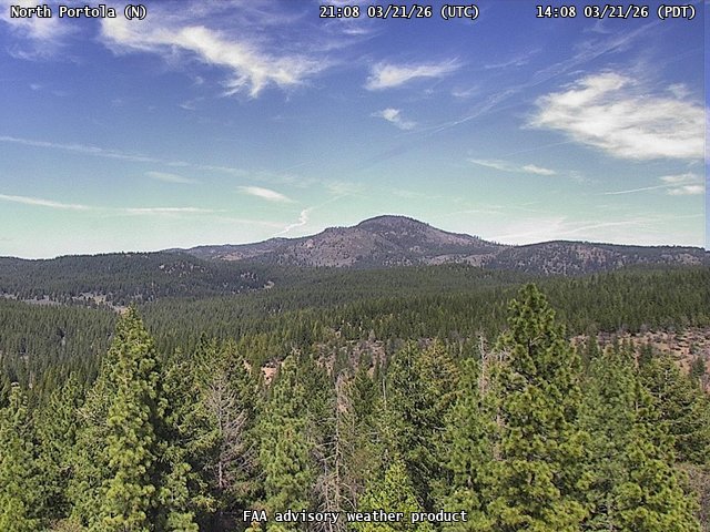 North Portola — North live webcam