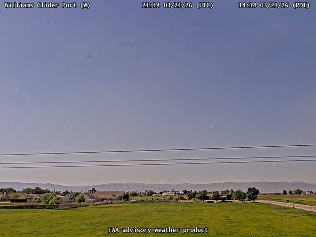 Williams Glider Port — West live webcam