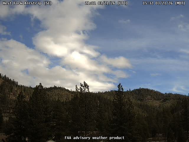 West Fork Airstrip — SouthEast live webcam