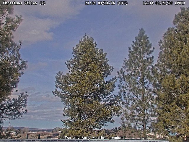 Christmas Valley — North live webcam