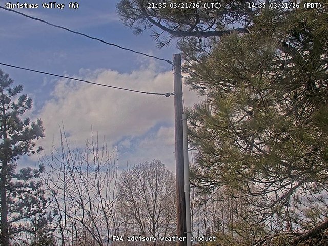 Christmas Valley — West live webcam