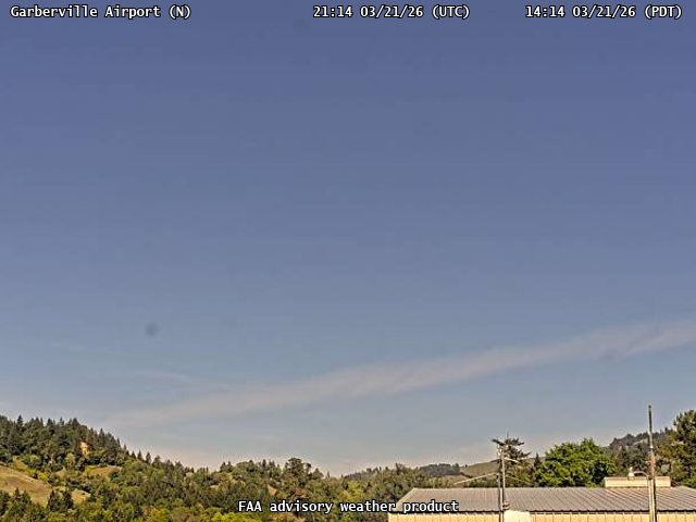 Garberville Airport — North live webcam