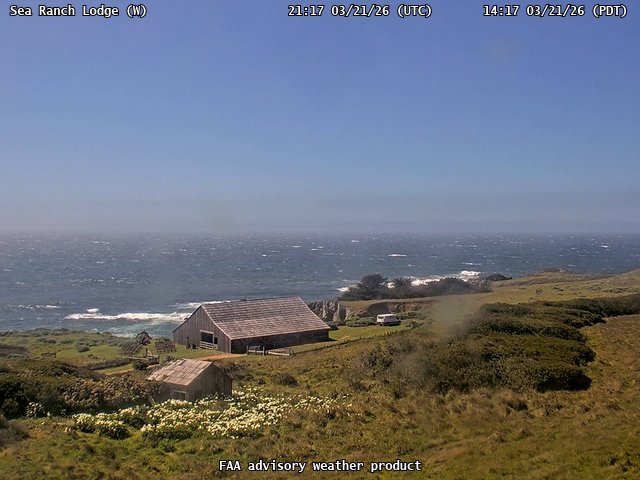 Sea Ranch Lodge — West live webcam
