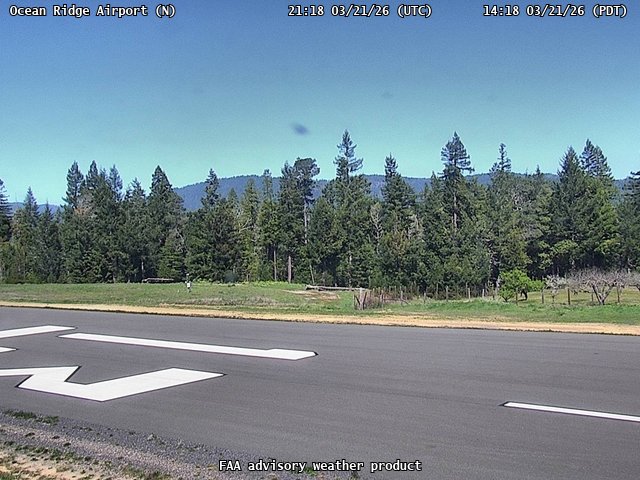Ocean Ridge Airport — North live webcam