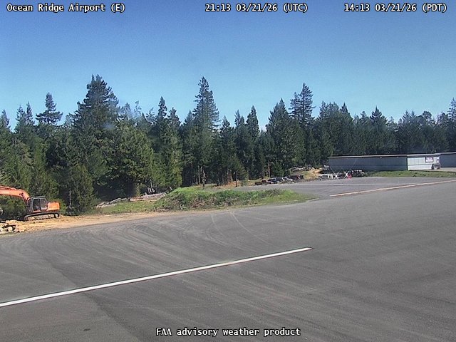 Ocean Ridge Airport — East live webcam