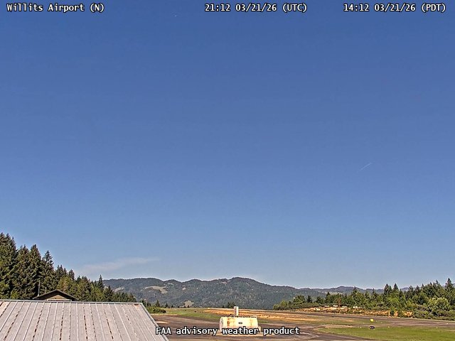 Willits Airport — North live webcam