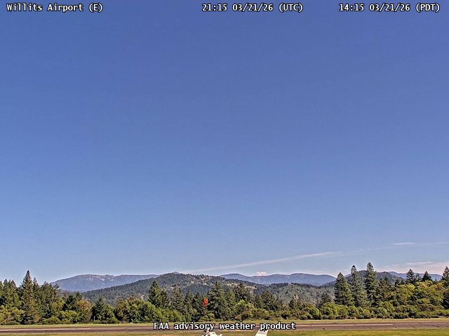 Willits Airport — East live webcam
