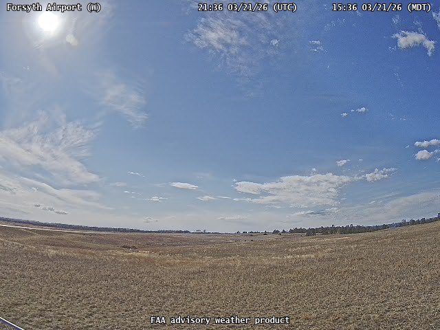 Forsyth Airport — West live webcam